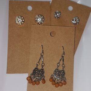 BUNDLE 3 $ ITEMS  Earrings 3 Pair